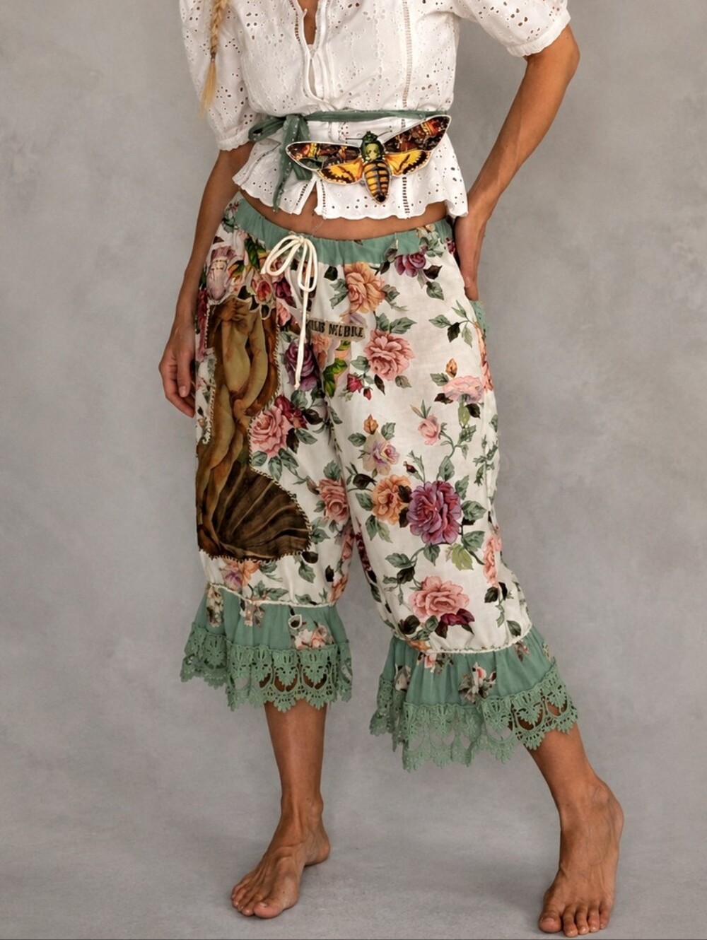 Bloomers Victorian Pants Vintage Cottage Ruffles Venus Patchwork Antique Lace